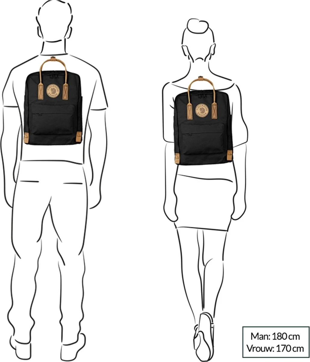 Fjallraven Fjällräven Kånken No. 2 Laptop 15" Unisex Rugzak - Dark Olive 8 Fjallraven Fjällräven Kånken No. 2 Laptop 15" Unisex Rugzak - Dark Olive - Afbeelding 6