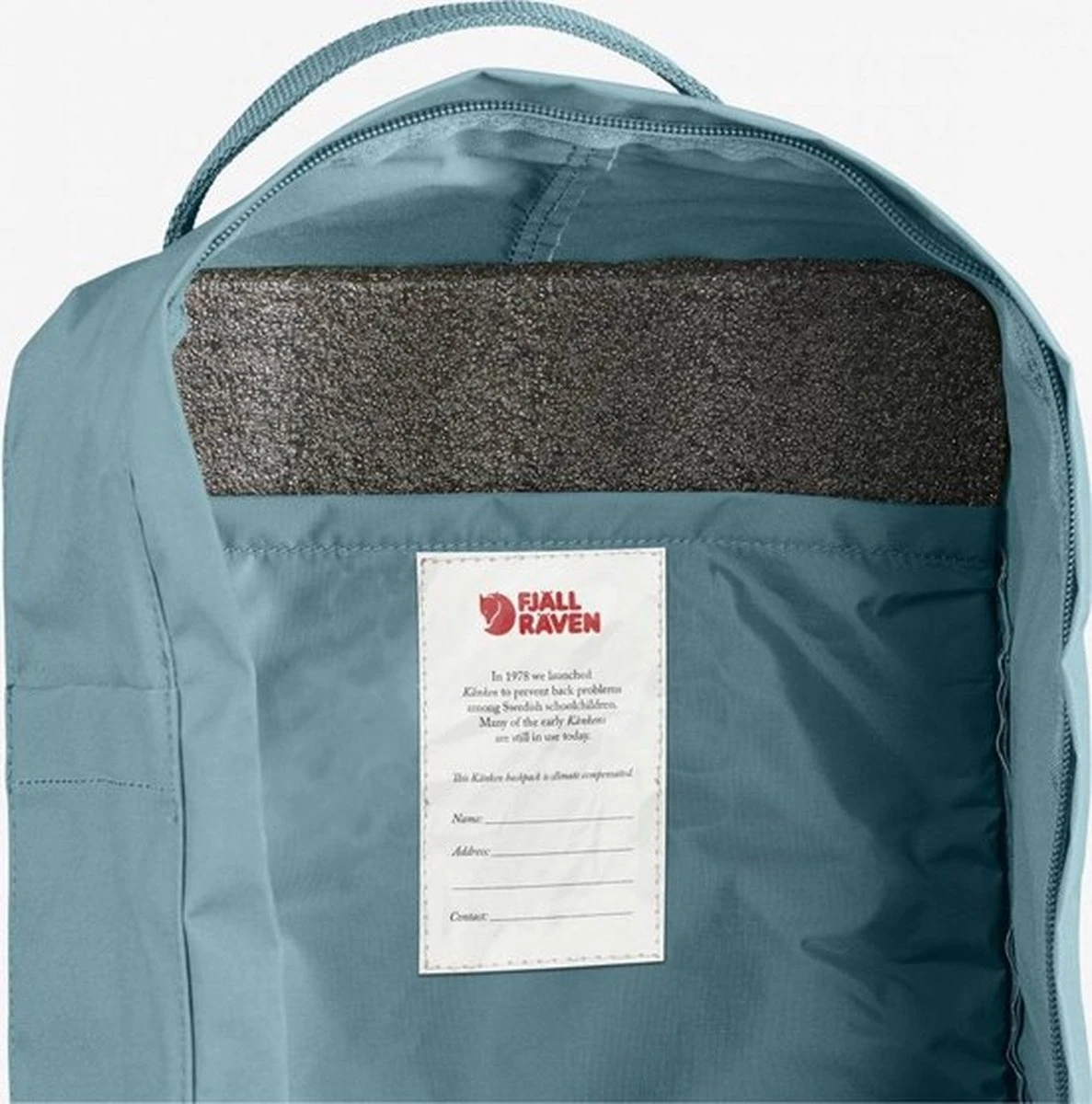 Fjallraven Fjällräven Kånken Unisex Rugzak - Sky Blue-Light Oak 13 Fjallraven Fjällräven Kånken Unisex Rugzak - Sky Blue-Light Oak - Afbeelding 11