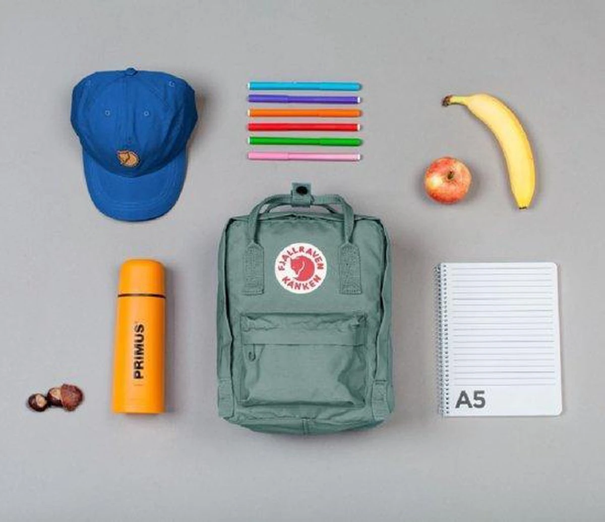 Fjallraven Fjällräven Kånken Mini Unisex Rugzak - Kantarell 14 Fjallraven Fjällräven Kånken Mini Unisex Rugzak - Kantarell - Afbeelding 12