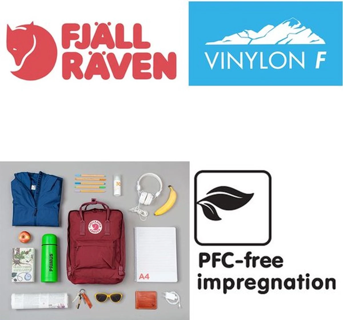 Fjallraven Fjällräven Kånken Unisex Rugzak - Sky Blue-Light Oak 12 Fjallraven Fjällräven Kånken Unisex Rugzak - Sky Blue-Light Oak - Afbeelding 10