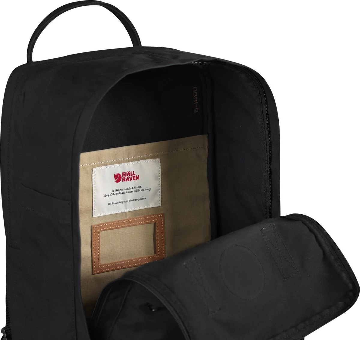 Fjallraven Fjällräven Kånken No. 2 Laptop 15" Black Unisex Rugzak - Black 5 Fjallraven Fjällräven Kånken No. 2 Laptop 15" Black Unisex Rugzak - Black - Afbeelding 3