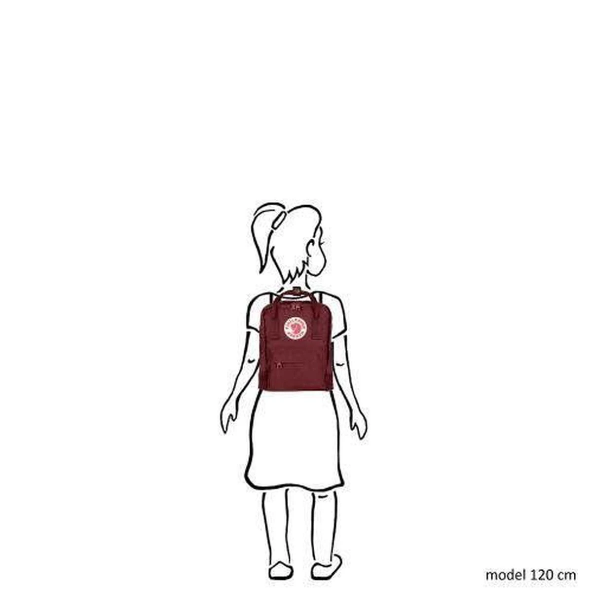 Fjallraven Fjällräven Kånken Mini Unisex Rugzak - Ox Red 5 Fjallraven Fjällräven Kånken Mini Unisex Rugzak - Ox Red - Afbeelding 4