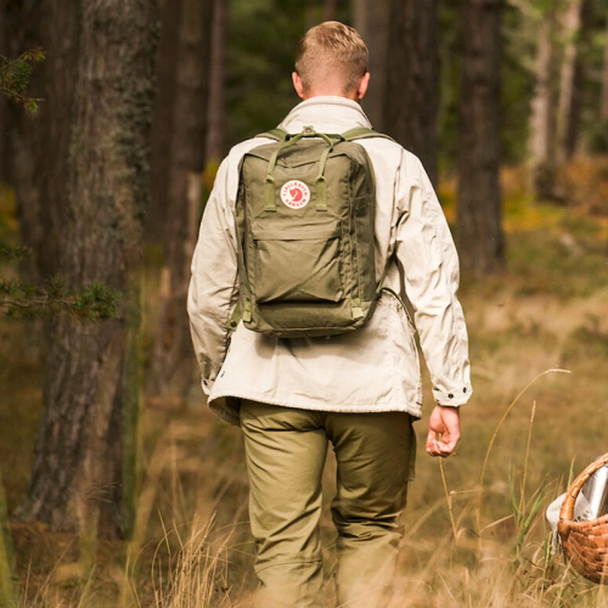 Fjallraven Fjällräven Kånken Laptop 17" Unisex Rugzak - Foliage Green 17 Fjallraven Fjällräven Kånken Laptop 17" Unisex Rugzak - Foliage Green - Afbeelding 15