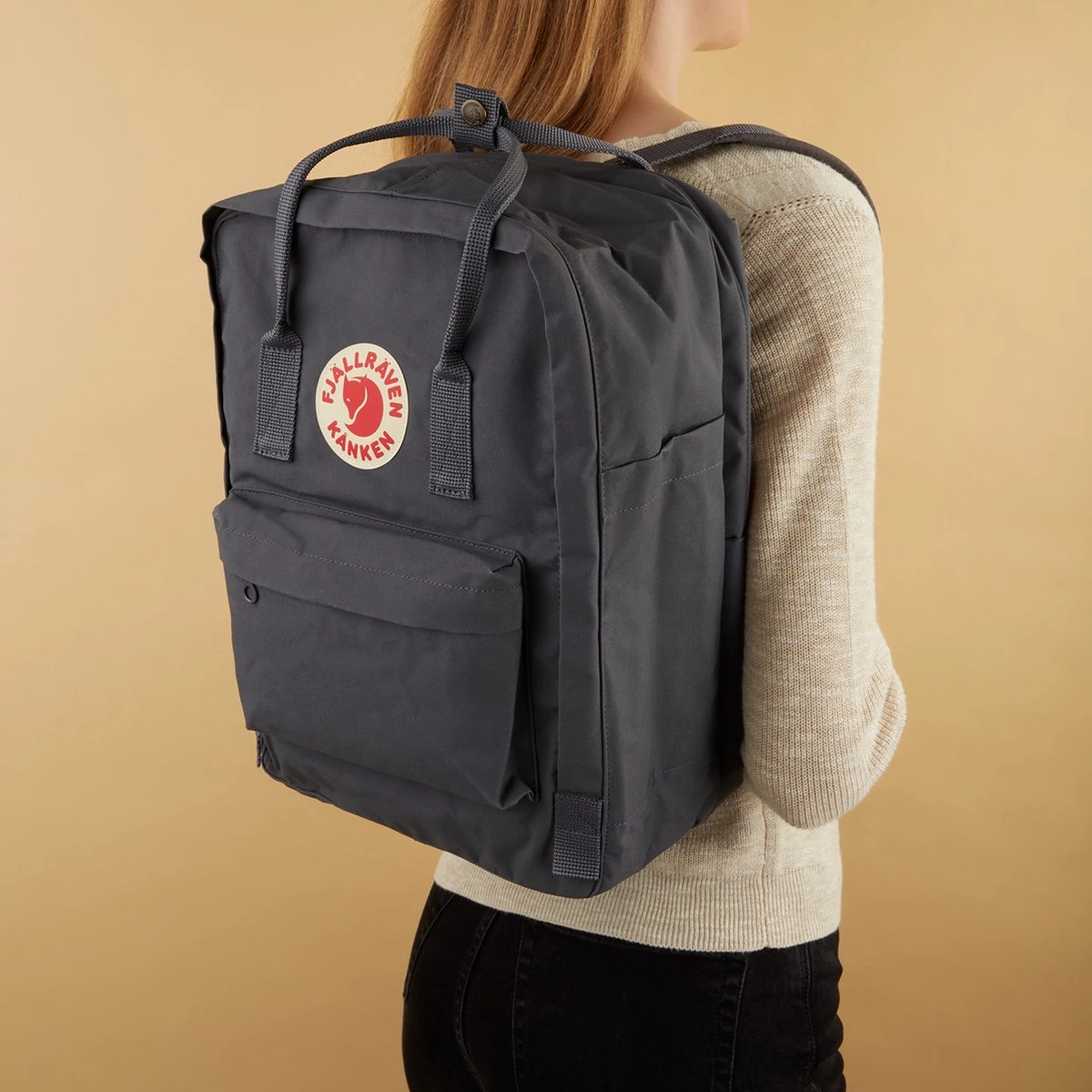 Fjallraven Kanken Laptoprugzak 15 Inch - Super Grey 9 Fjallraven Kanken Laptoprugzak 15 Inch - Super Grey - Afbeelding 7