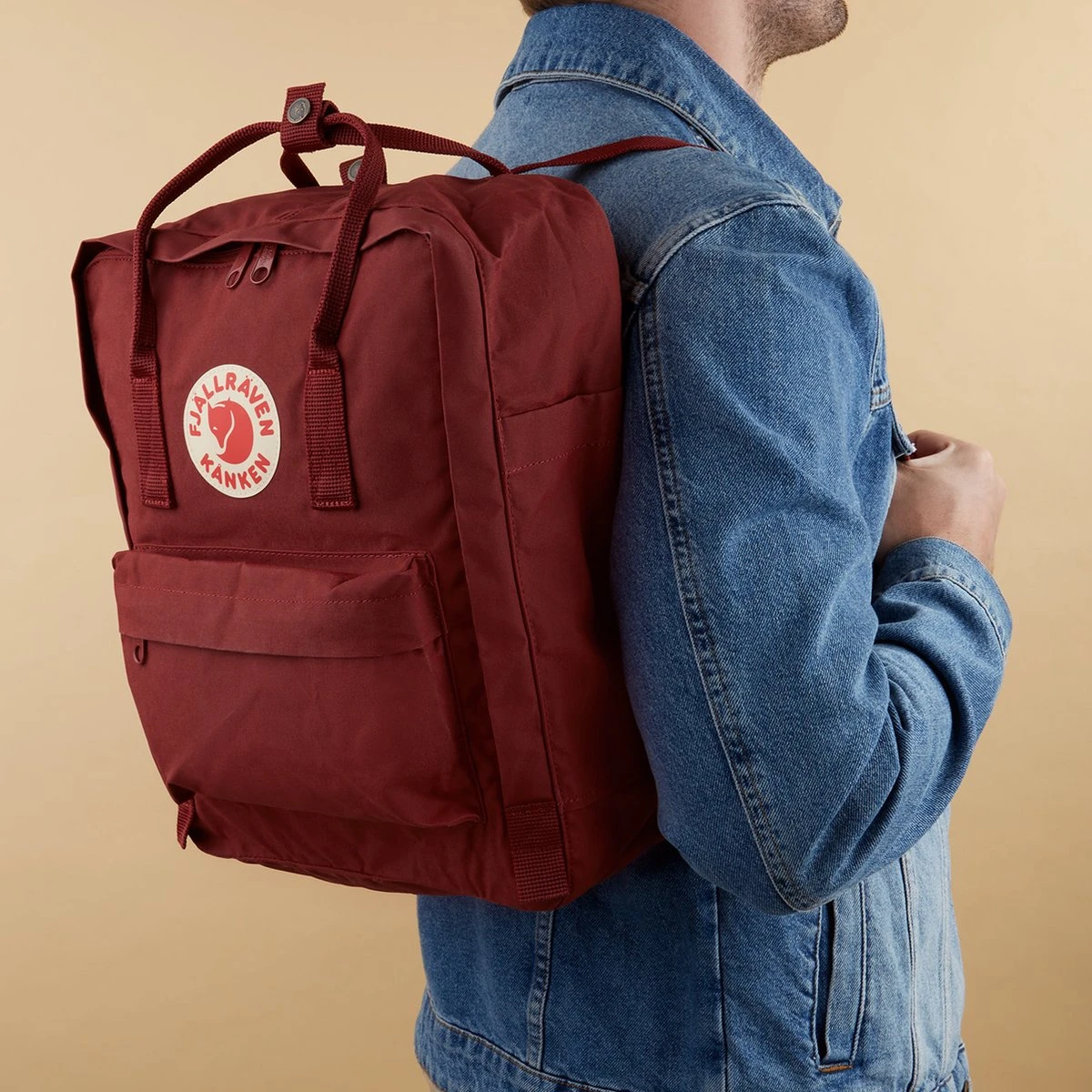 Fjallraven Fjällräven Kånken Unisex Rugzak - Ox Red 12 Fjallraven Fjällräven Kånken Unisex Rugzak - Ox Red - Afbeelding 10