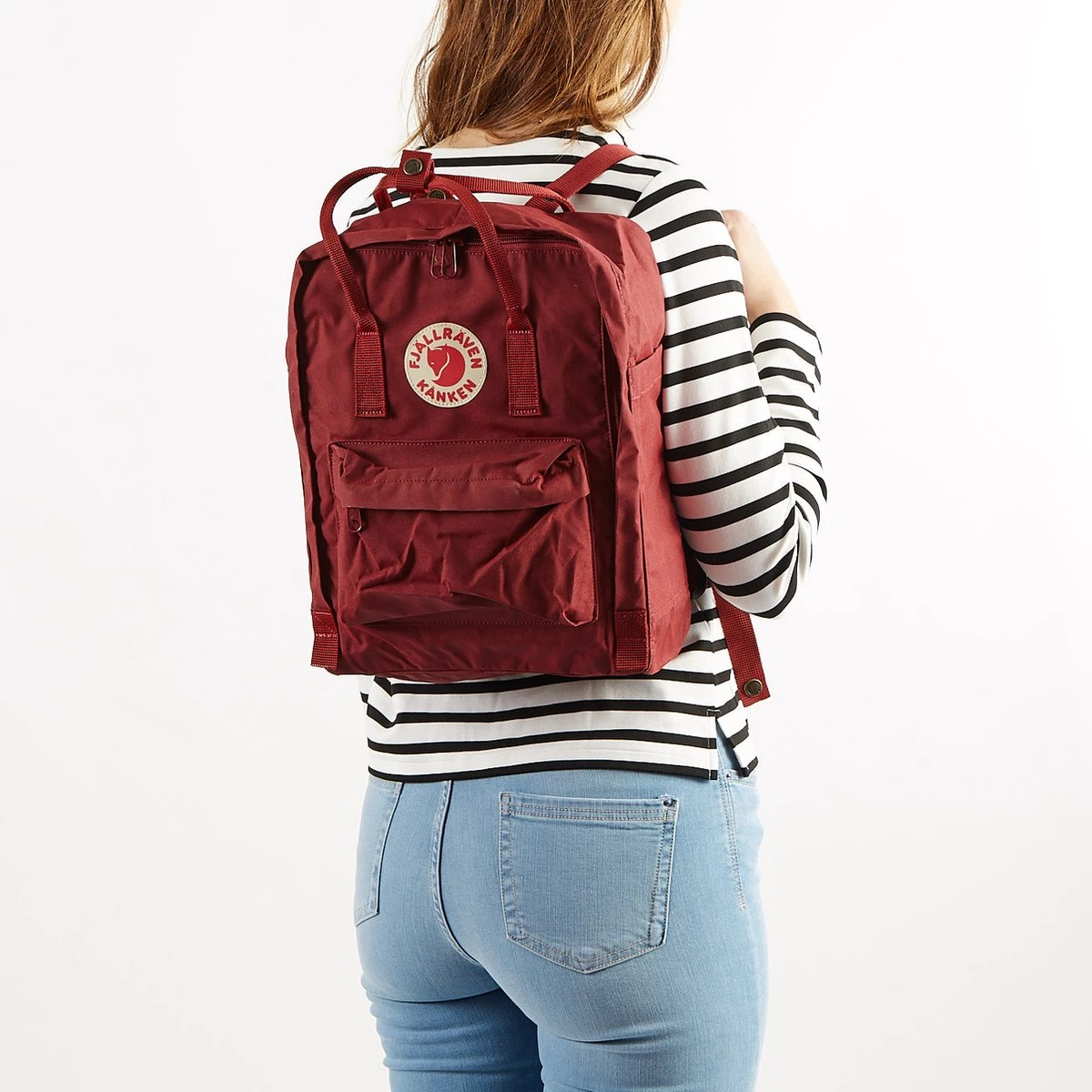 Fjallraven Fjällräven Kånken Unisex Rugzak - Ox Red 14 Fjallraven Fjällräven Kånken Unisex Rugzak - Ox Red - Afbeelding 12