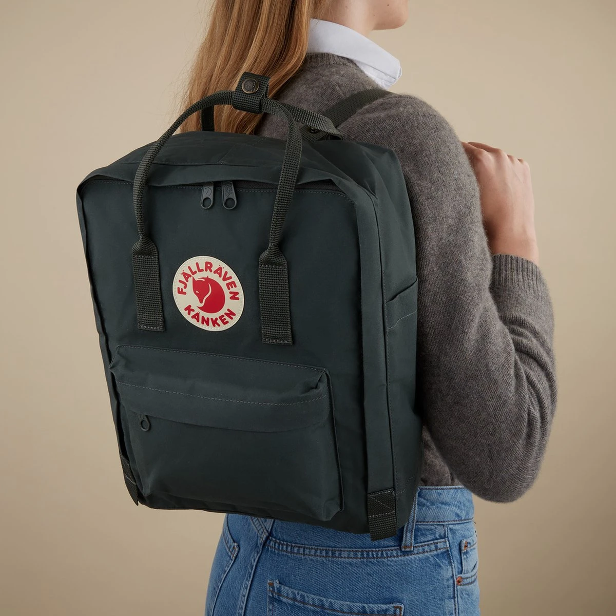 Fjallraven Fjällräven Kånken Unisex Rugzak - Forest Green 9 Fjallraven Fjällräven Kånken Unisex Rugzak - Forest Green - Afbeelding 7
