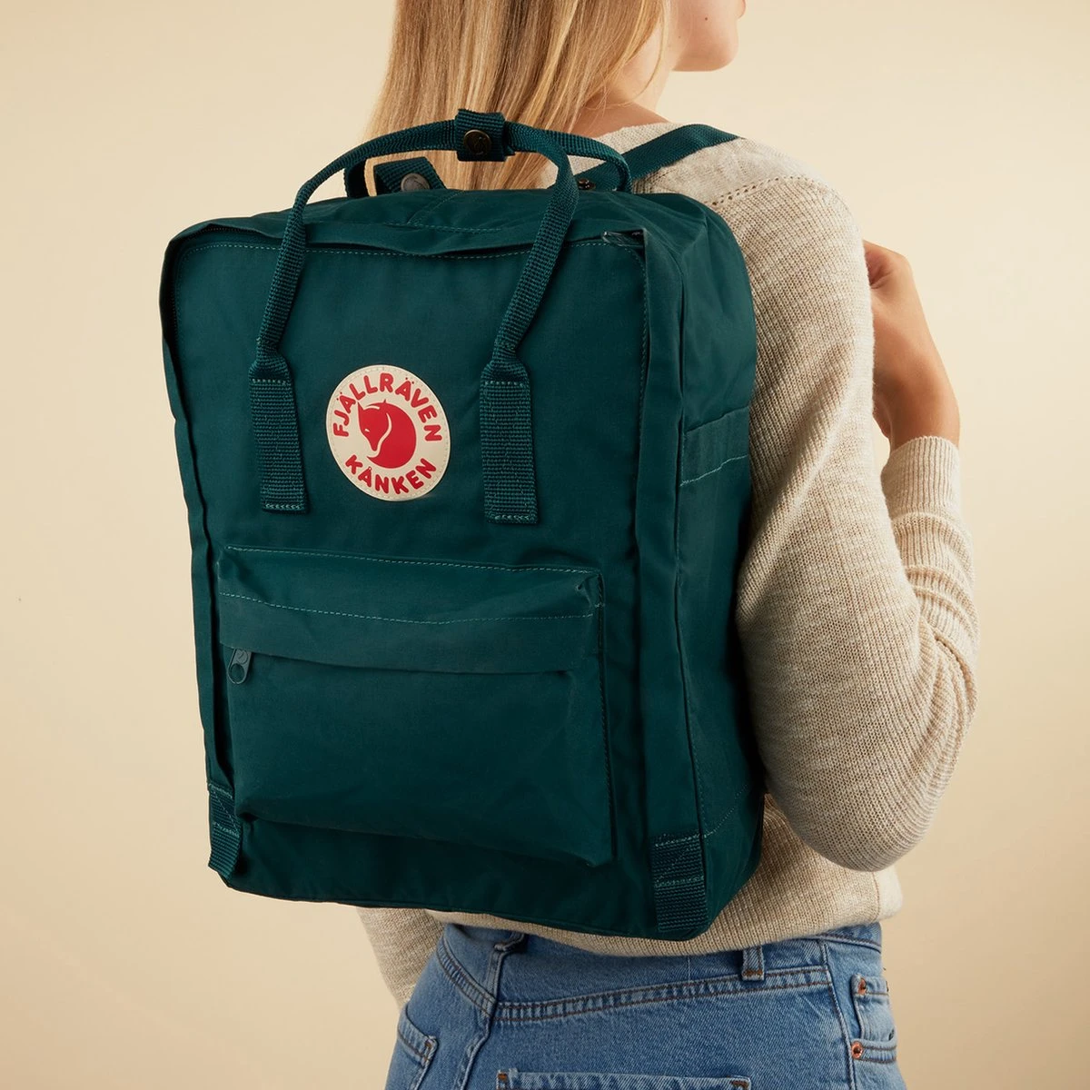 Fjallraven Kanken Rugzak 16 Liter - Artic Green 9 Fjallraven Kanken Rugzak 16 Liter - Artic Green - Afbeelding 7