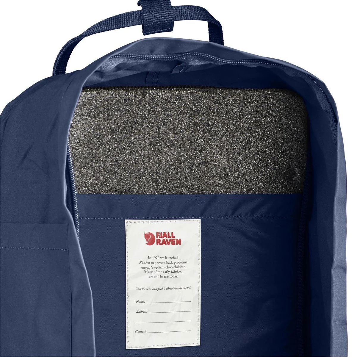 Fjallraven Kanken Laptoprugzak 15 Inch - Royal Blue 6 Fjallraven Kanken Laptoprugzak 15 Inch - Royal Blue - Afbeelding 4