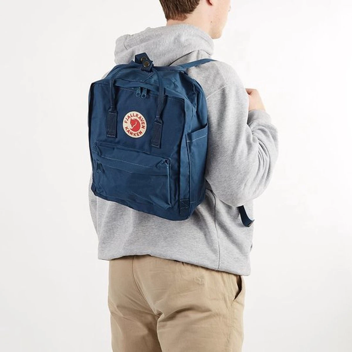 Fjallraven Fjällräven Kånken Unisex Rugzak - Royal Blue 17 Fjallraven Fjällräven Kånken Unisex Rugzak - Royal Blue - Afbeelding 15