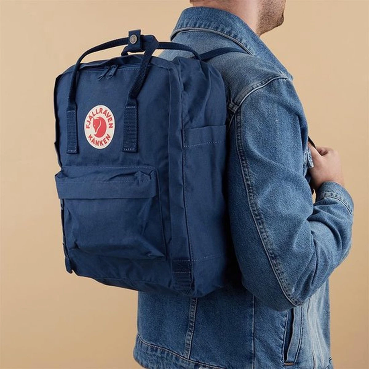 Fjallraven Fjällräven Kånken Unisex Rugzak - Royal Blue 19 Fjallraven Fjällräven Kånken Unisex Rugzak - Royal Blue - Afbeelding 17