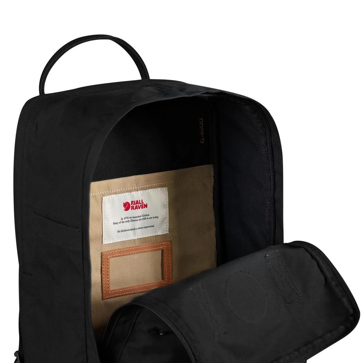 Fjallraven Fjällräven Kånken No. 2 Black Unisex Rugzak - Black 7 Fjallraven Fjällräven Kånken No. 2 Black Unisex Rugzak - Black - Afbeelding 5