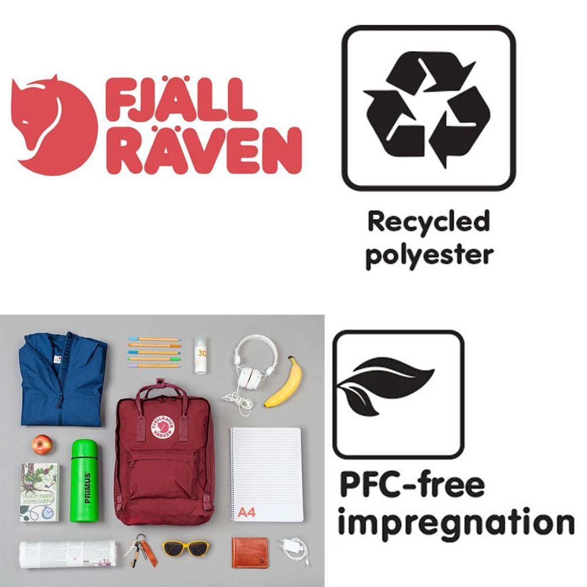 Fjallraven Fjällräven Re-Kånken Unisex Rugzak - Dark Olive 15 Fjallraven Fjällräven Re-Kånken Unisex Rugzak - Dark Olive - Afbeelding 13