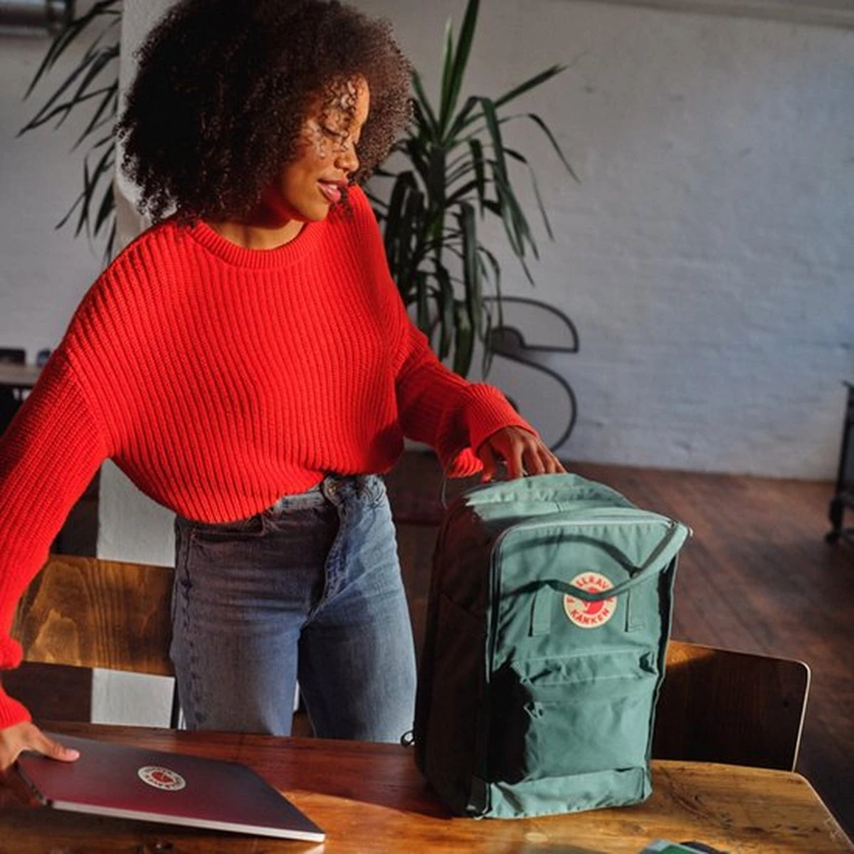 Fjallraven Fjällräven Kånken Laptop 15" Unisex Rugzak - Sky Blue 13 Fjallraven Fjällräven Kånken Laptop 15" Unisex Rugzak - Sky Blue - Afbeelding 11