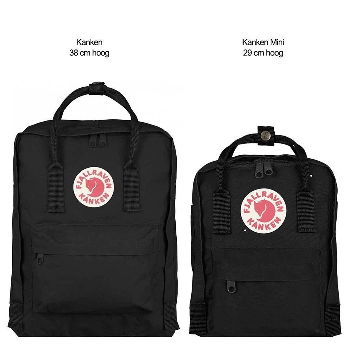 Fjallraven Fjällräven Kånken Mini Unisex Rugzak - Ox Red 4 Fjallraven Fjällräven Kånken Mini Unisex Rugzak - Ox Red - Afbeelding 3