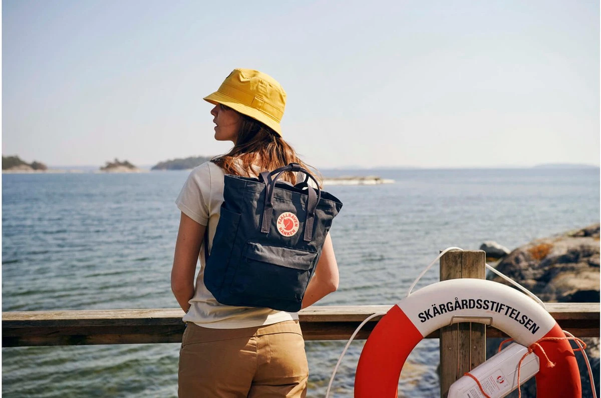 Fjallraven Fjällräven Kånken Totepack Unisex Rugzak - Ochre 19 Fjallraven Fjällräven Kånken Totepack Unisex Rugzak - Ochre - Afbeelding 17