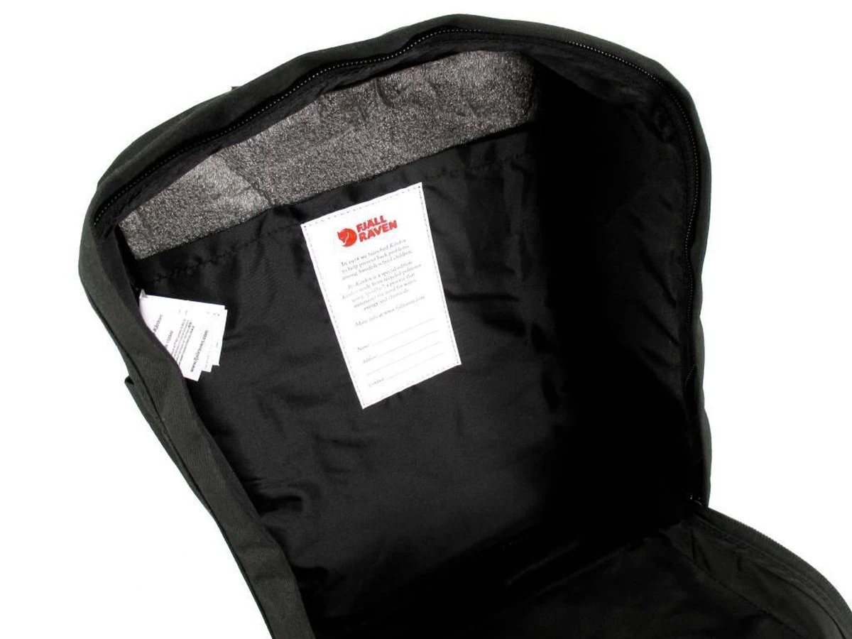 Fjallraven Fjällräven Re-Kånken Unisex Rugzak - Black 4 Fjallraven Fjällräven Re-Kånken Unisex Rugzak - Black - Afbeelding 2