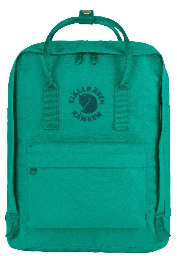 Fjallraven Rugzak Fjällräven Re-Kånken Emerald 3 Fjallraven Rugzak Fjällräven Re-Kånken Emerald