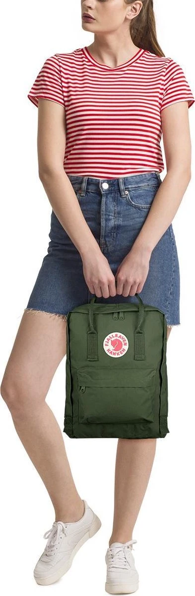 Fjallraven Fjällräven Kånken Unisex Rugzak - Forest Green 4 Fjallraven Fjällräven Kånken Unisex Rugzak - Forest Green - Afbeelding 2