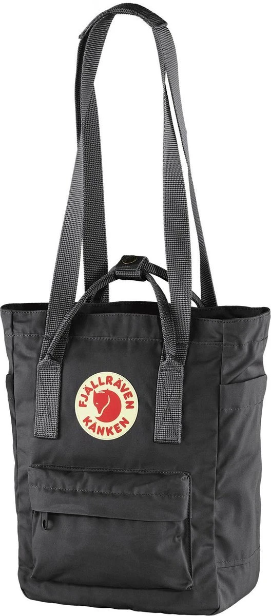 Fjallraven Fjällräven Kånken Totepack Mini Unisex Rugzak - Black 4 Fjallraven Fjällräven Kånken Totepack Mini Unisex Rugzak - Black - Afbeelding 2