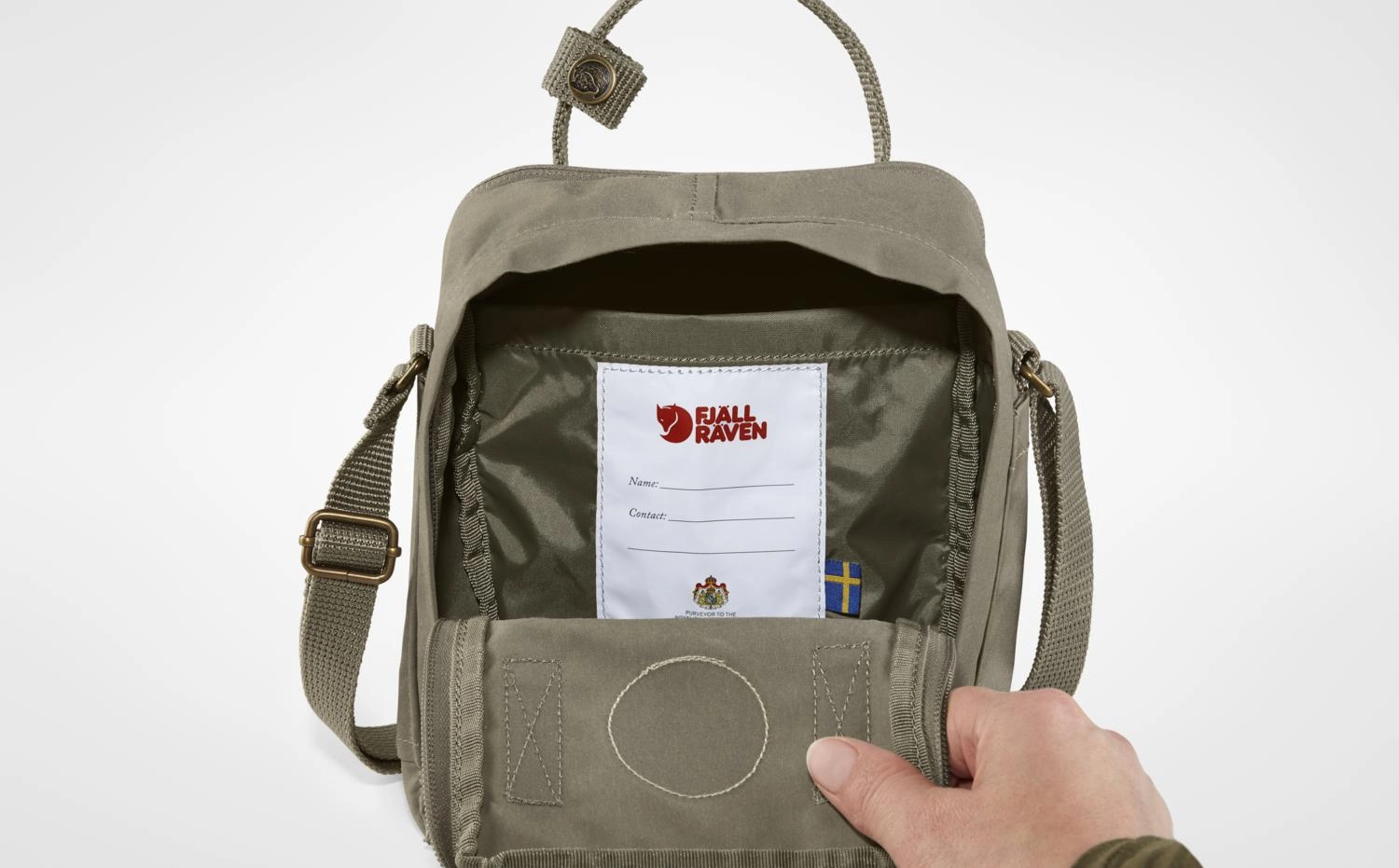 Schoudertas Fjallraven Kanken Sling Arctic Green 9 Schoudertas Fjallraven Kanken Sling Arctic Green - Afbeelding 7
