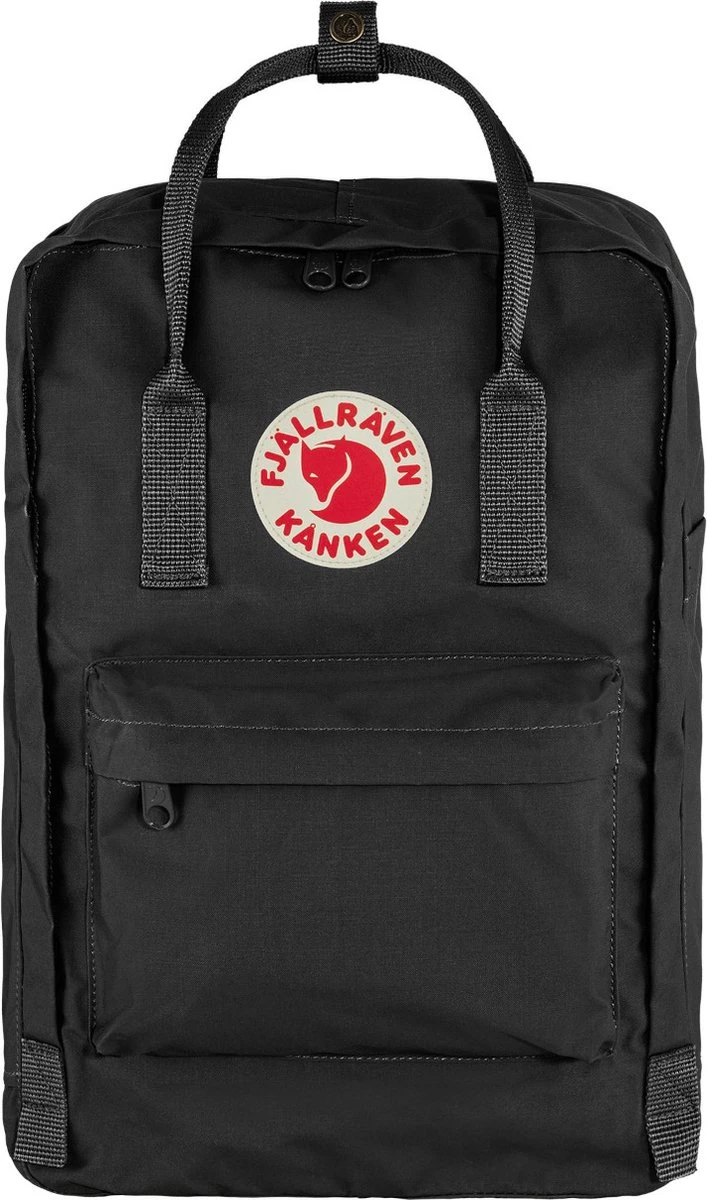 Fjallraven Fjällräven Kånken Laptop 15" Unisex Rugzak - Black 8 Fjallraven Fjällräven Kånken Laptop 15" Unisex Rugzak - Black - Afbeelding 6