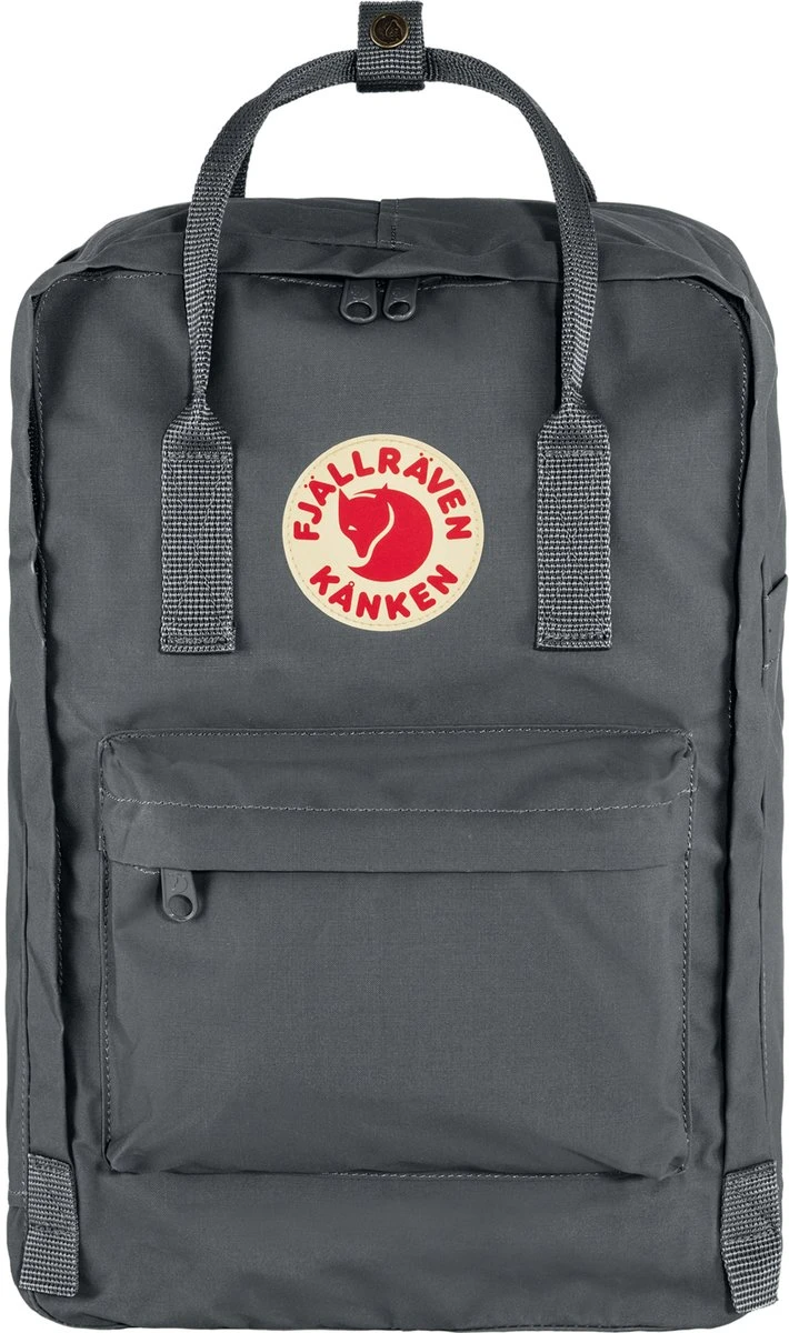Fjallraven Fjällräven Kånken Laptop 15" Unisex Rugzak - Super Grey 3 Fjallraven Fjällräven Kånken Laptop 15" Unisex Rugzak - Super Grey