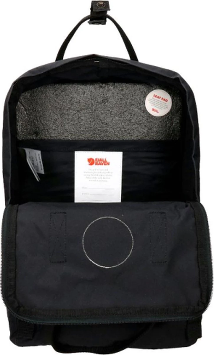 Fjallraven Fjällräven Kånken Laptop 15" Unisex Rugzak - Black 14 Fjallraven Fjällräven Kånken Laptop 15" Unisex Rugzak - Black - Afbeelding 12