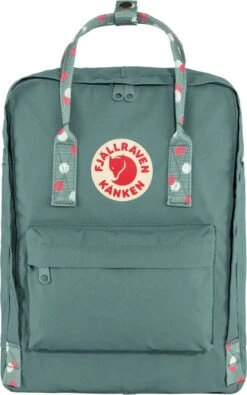 Fjallraven Fjällräven Kånken Unisex Rugzak - Frost Green-Confetti Pattern