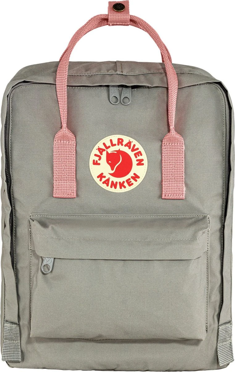 Fjallraven Kanken Rugzak 16 Liter - Fog / Pink 7 Fjallraven Kanken Rugzak 16 Liter - Fog / Pink - Afbeelding 5