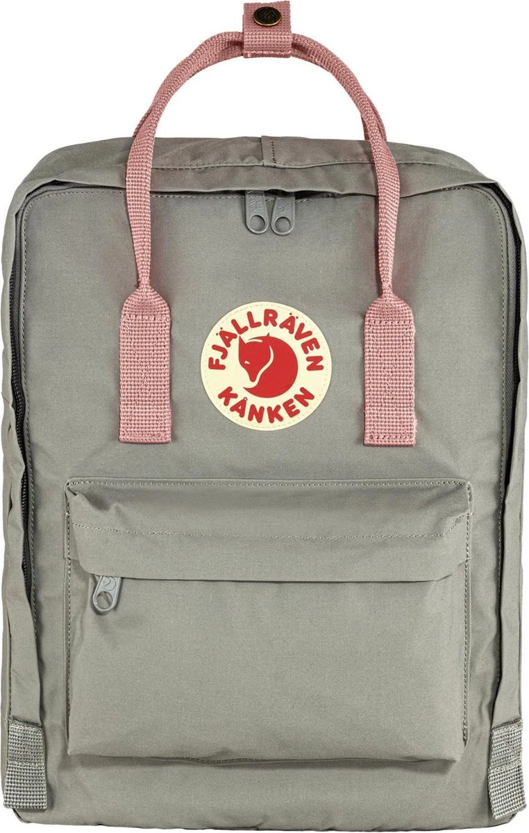 Fjallraven Kanken Rugzak 16 Liter - Fog / Pink 3 Fjallraven Kanken Rugzak 16 Liter - Fog / Pink