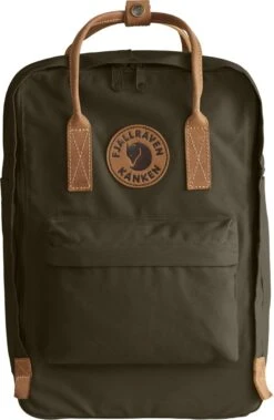 Fjallraven Fjällräven Kånken No. 2 Laptop 15" Unisex Rugzak - Dark Olive