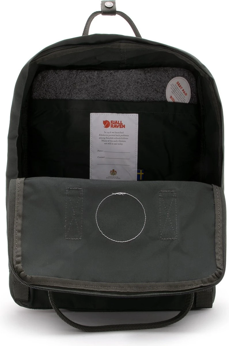 Fjallraven Fjällräven Kånken Unisex Rugzak - Forest Green 7 Fjallraven Fjällräven Kånken Unisex Rugzak - Forest Green - Afbeelding 5