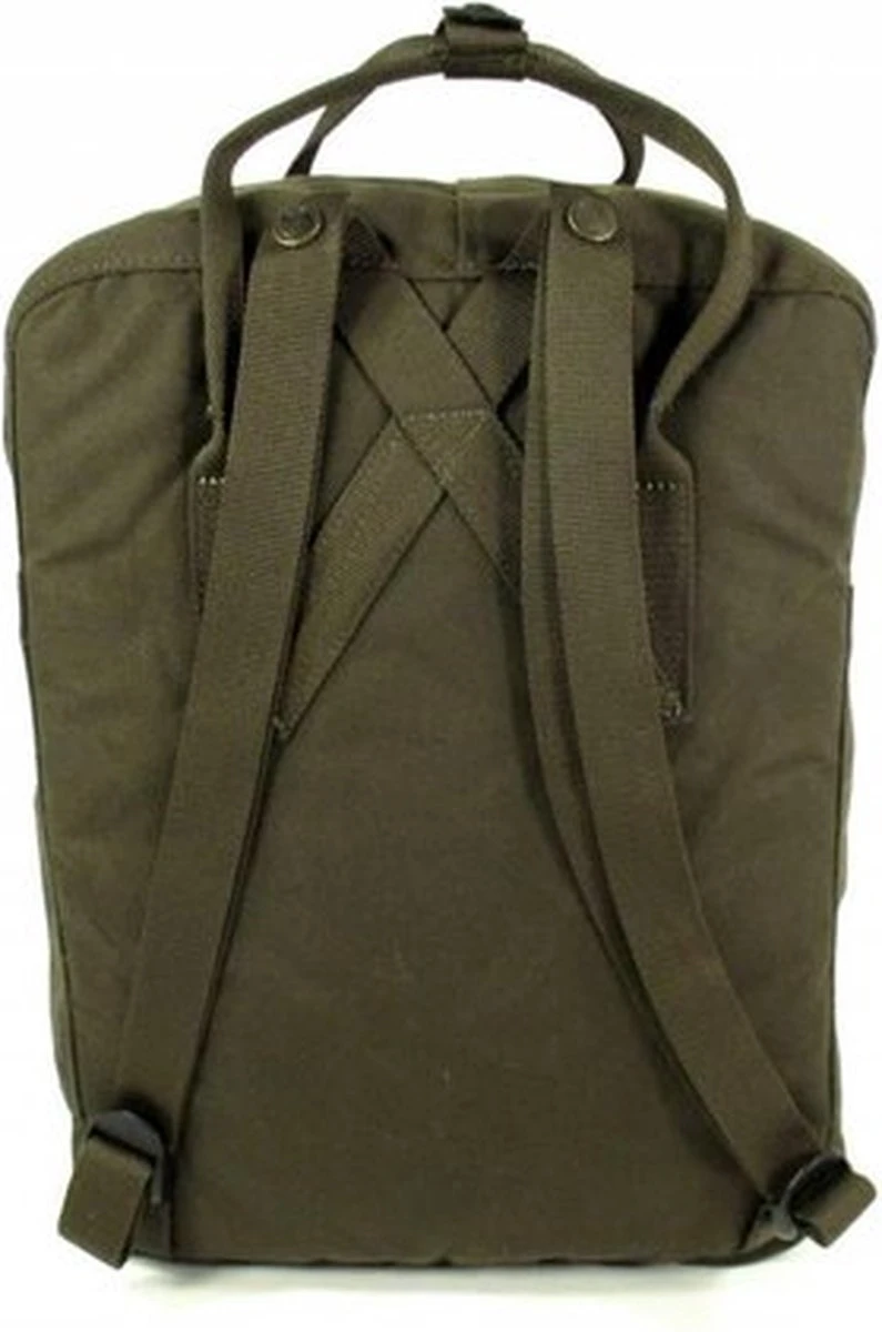 Fjallraven Fjällräven Re-Kånken Unisex Rugzak - Dark Olive 14 Fjallraven Fjällräven Re-Kånken Unisex Rugzak - Dark Olive - Afbeelding 12