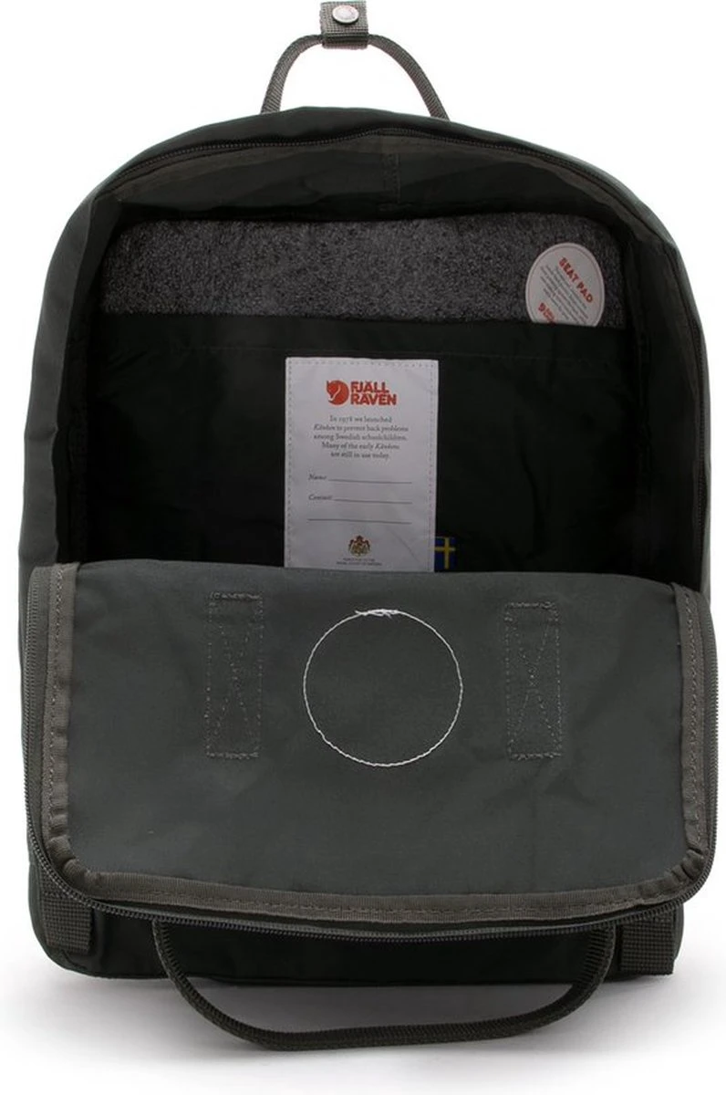 Fjallraven Fjällräven Kånken Unisex Rugzak - Forest Green 14 Fjallraven Fjällräven Kånken Unisex Rugzak - Forest Green - Afbeelding 12