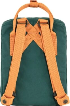 Fjallraven Fjällräven Kånken Mini Unisex Rugzak - Arctic Green-Spicy Orange 11 Fjallraven Fjällräven Kånken Mini Unisex Rugzak - Arctic Green-Spicy Orange -Fjallraven 798x1200 1