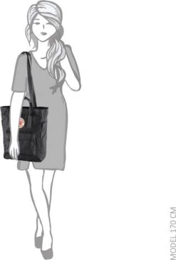 Fjallraven Fjällräven Kånken Totepack Unisex Rugzak - Black 17 Fjallraven Fjällräven Kånken Totepack Unisex Rugzak - Black -Fjallraven 812x1200 4