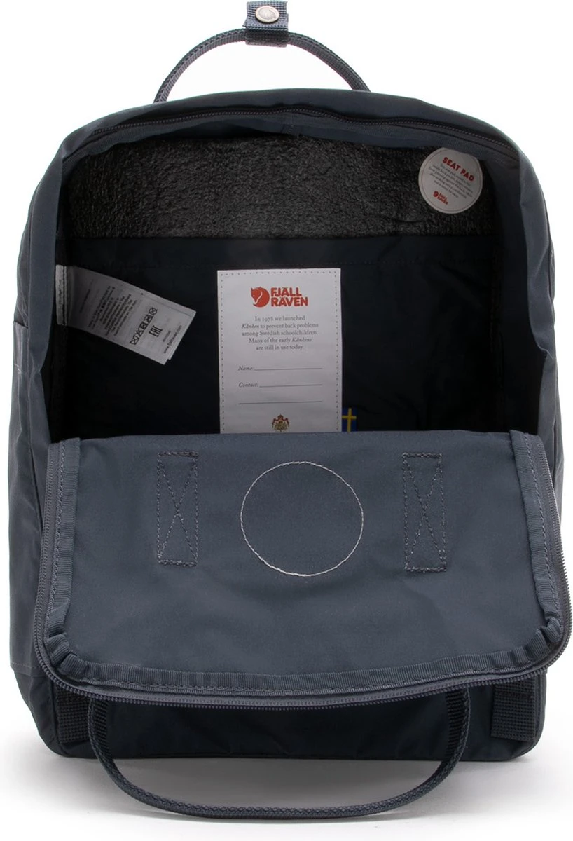 Fjallraven Fjällräven Kånken Unisex Rugzak - Graphite 8 Fjallraven Fjällräven Kånken Unisex Rugzak - Graphite - Afbeelding 6