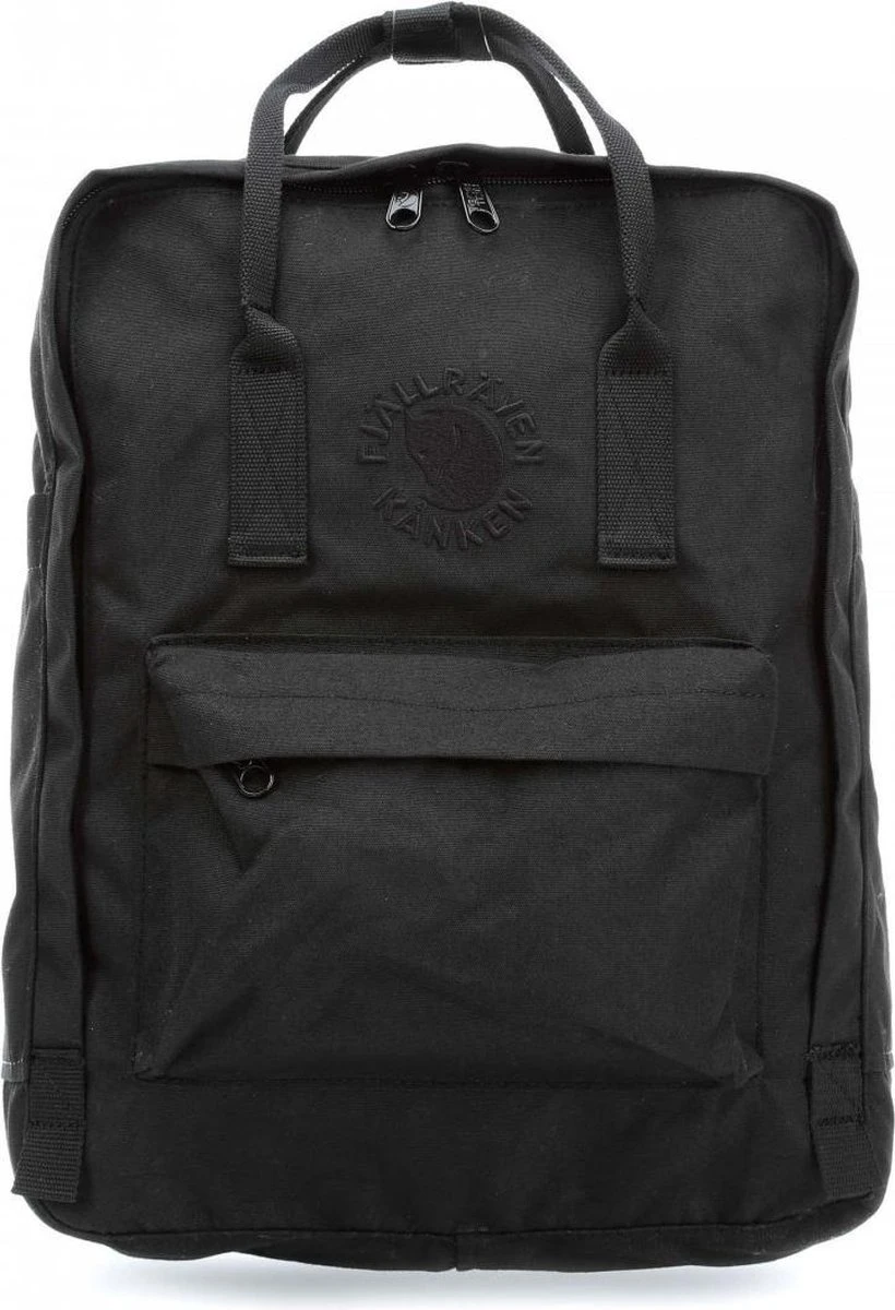 Fjallraven Fjällräven Re-Kånken Unisex Rugzak - Black 10 Fjallraven Fjällräven Re-Kånken Unisex Rugzak - Black - Afbeelding 8