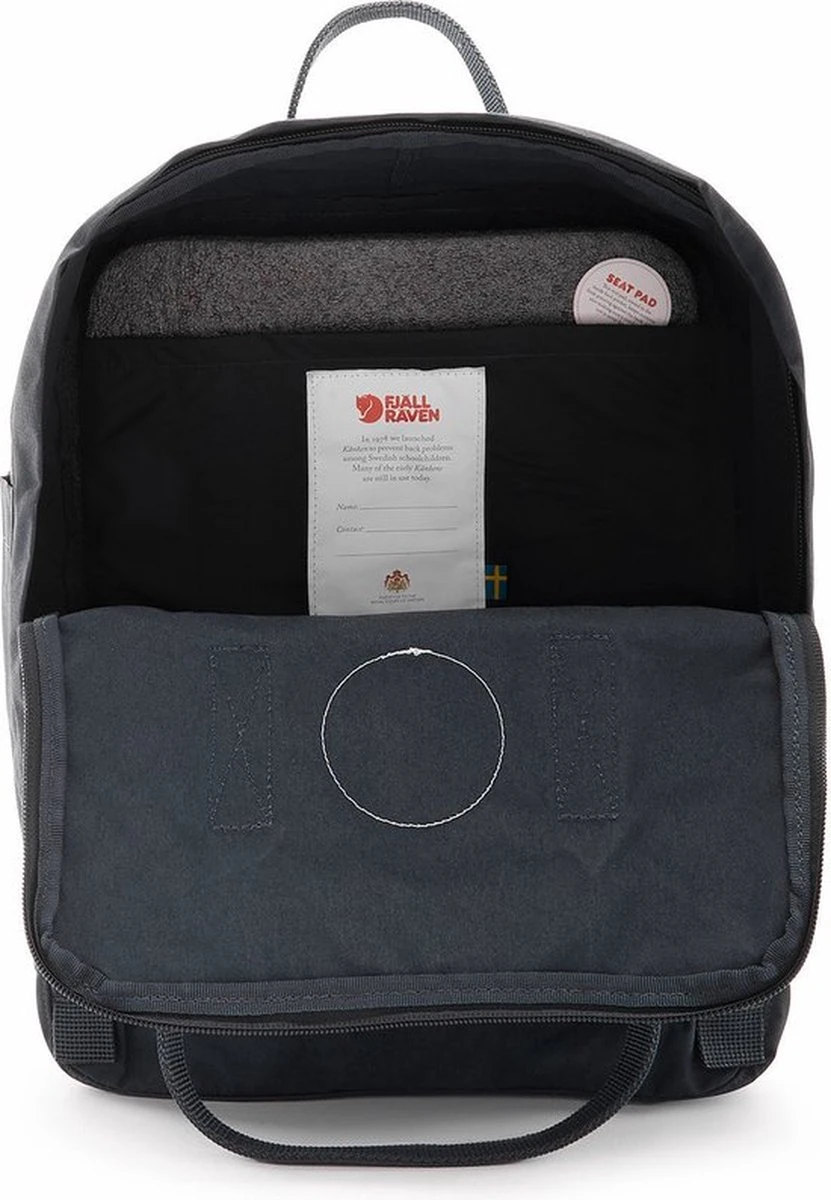 Fjallraven Fjällräven Kånken Unisex Rugzak - Navy 15 Fjallraven Fjällräven Kånken Unisex Rugzak - Navy - Afbeelding 14
