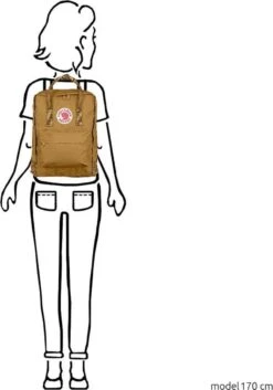 Fjallraven Kanken Rugzak 16 Liter - Acorn -Fjallraven 839x1200 3