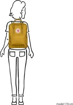 Fjallraven Kanken Rugzak 16 Liter - Ochre -Fjallraven 839x1200 6