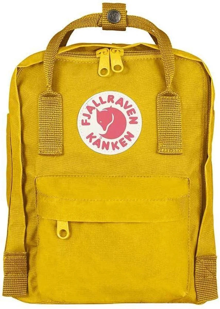 Fjallraven Fjällräven Kånken Mini Unisex Rugzak - Warm Yellow 3 Fjallraven Fjällräven Kånken Mini Unisex Rugzak - Warm Yellow