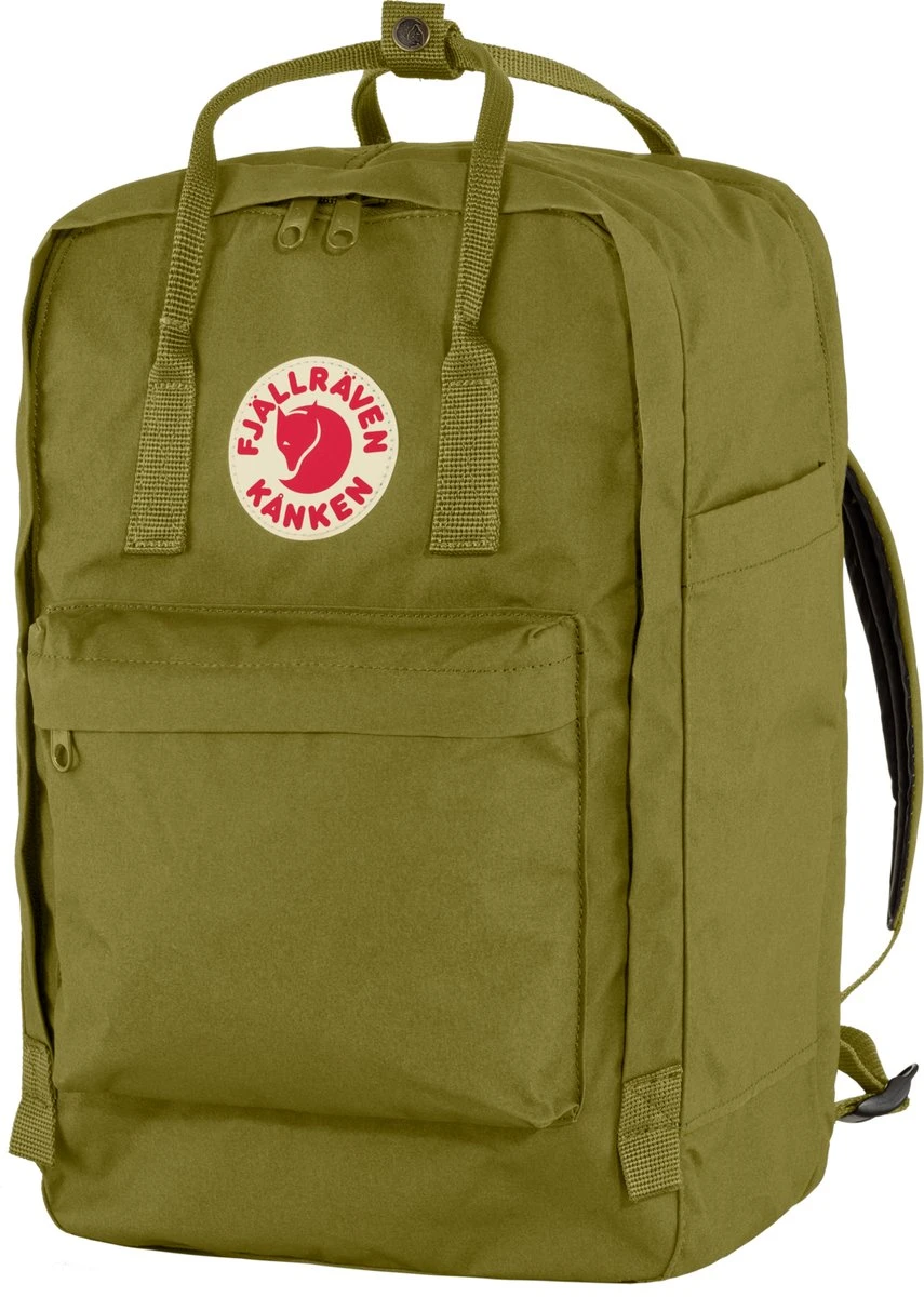 Fjallraven Fjällräven Kånken Laptop 17" Unisex Rugzak - Foliage Green 4 Fjallraven Fjällräven Kånken Laptop 17" Unisex Rugzak - Foliage Green - Afbeelding 2