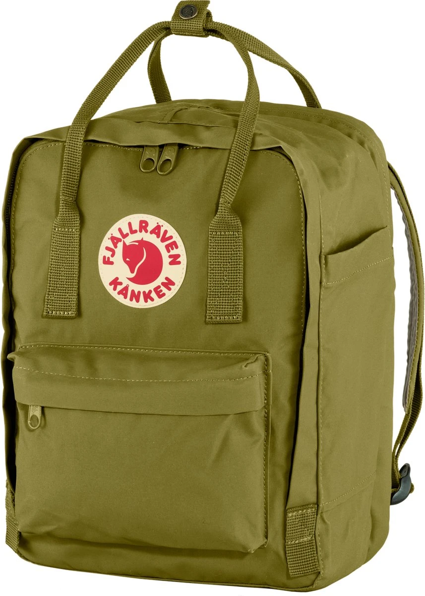 Fjallraven Fjällräven Kånken Laptop 13" Unisex Rugzak - Foliage Green 4 Fjallraven Fjällräven Kånken Laptop 13" Unisex Rugzak - Foliage Green - Afbeelding 2