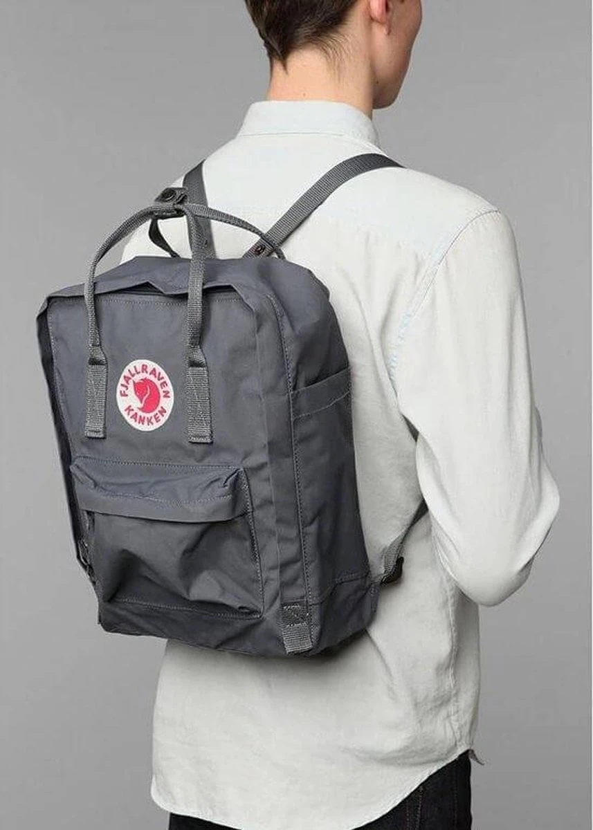 Fjallraven Fjällräven Kånken Unisex Rugzak - Graphite 5 Fjallraven Fjällräven Kånken Unisex Rugzak - Graphite - Afbeelding 3