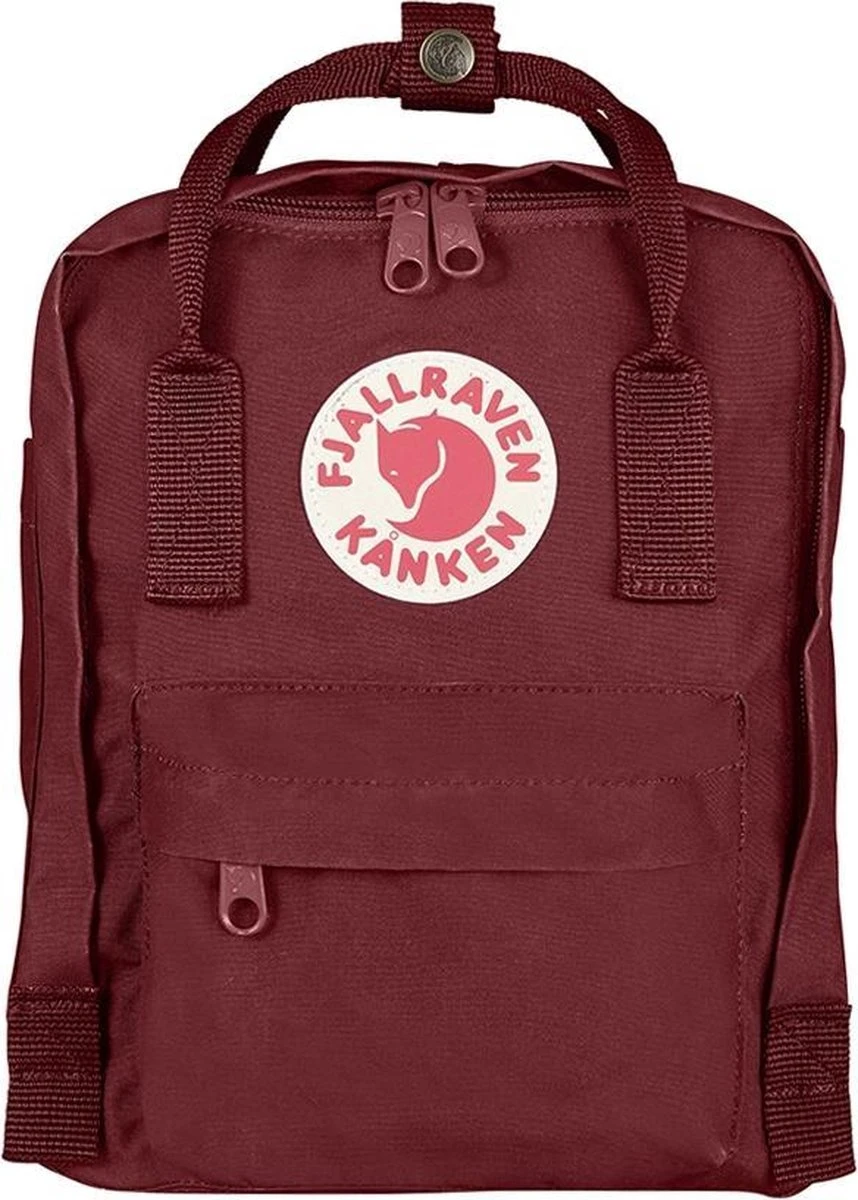 Fjallraven Fjällräven Kånken Mini Unisex Rugzak - Ox Red 14 Fjallraven Fjällräven Kånken Mini Unisex Rugzak - Ox Red - Afbeelding 13