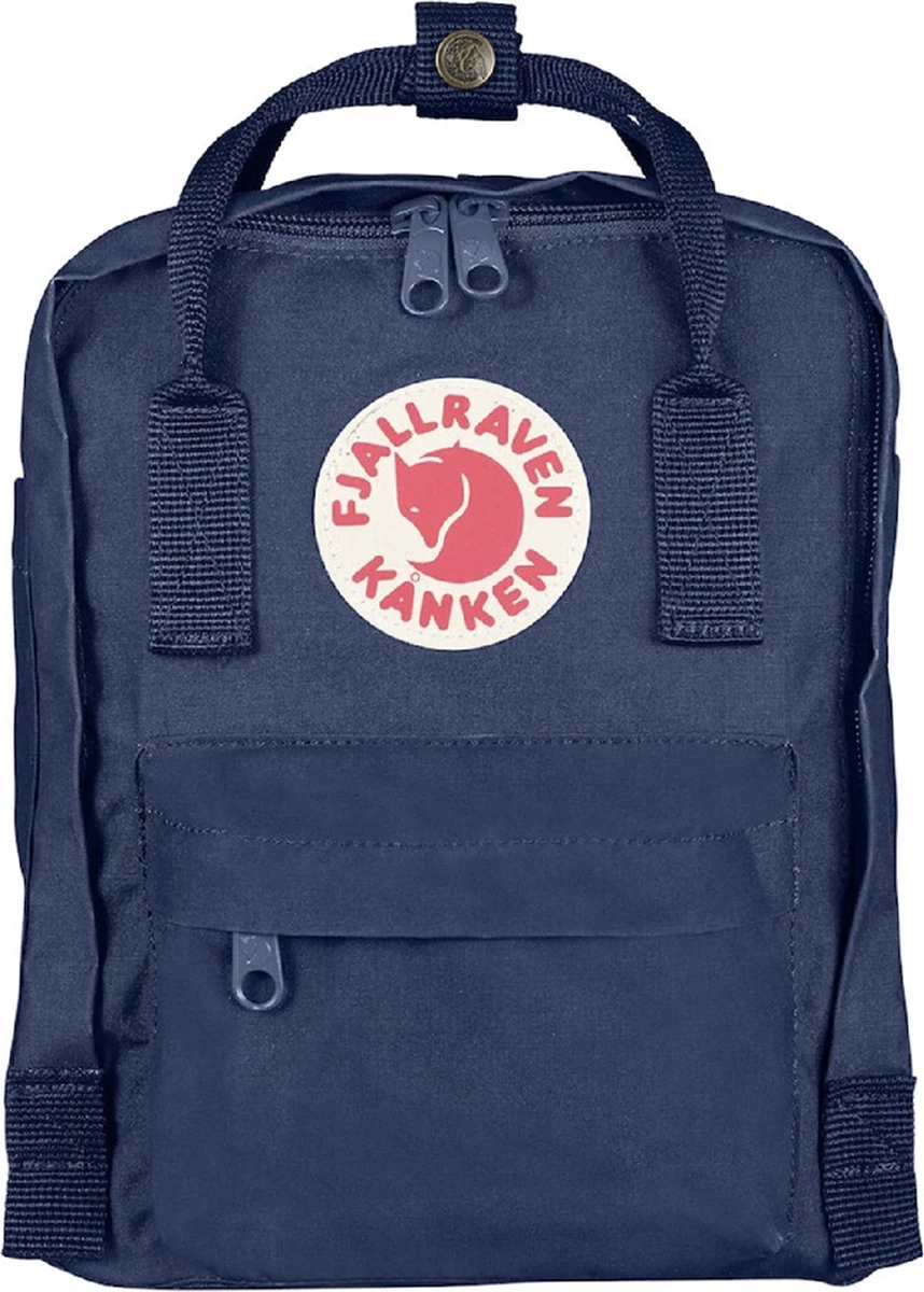 Fjallraven Fjällräven Kånken Mini Unisex Rugzak - Royal Blue 3 Fjallraven Fjällräven Kånken Mini Unisex Rugzak - Royal Blue