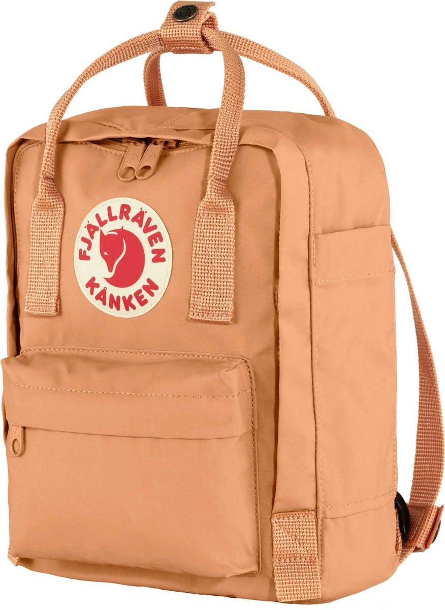 Fjallraven Fjällräven Kånken Mini Unisex Rugzak - Peach Sand 4 Fjallraven Fjällräven Kånken Mini Unisex Rugzak - Peach Sand - Afbeelding 2
