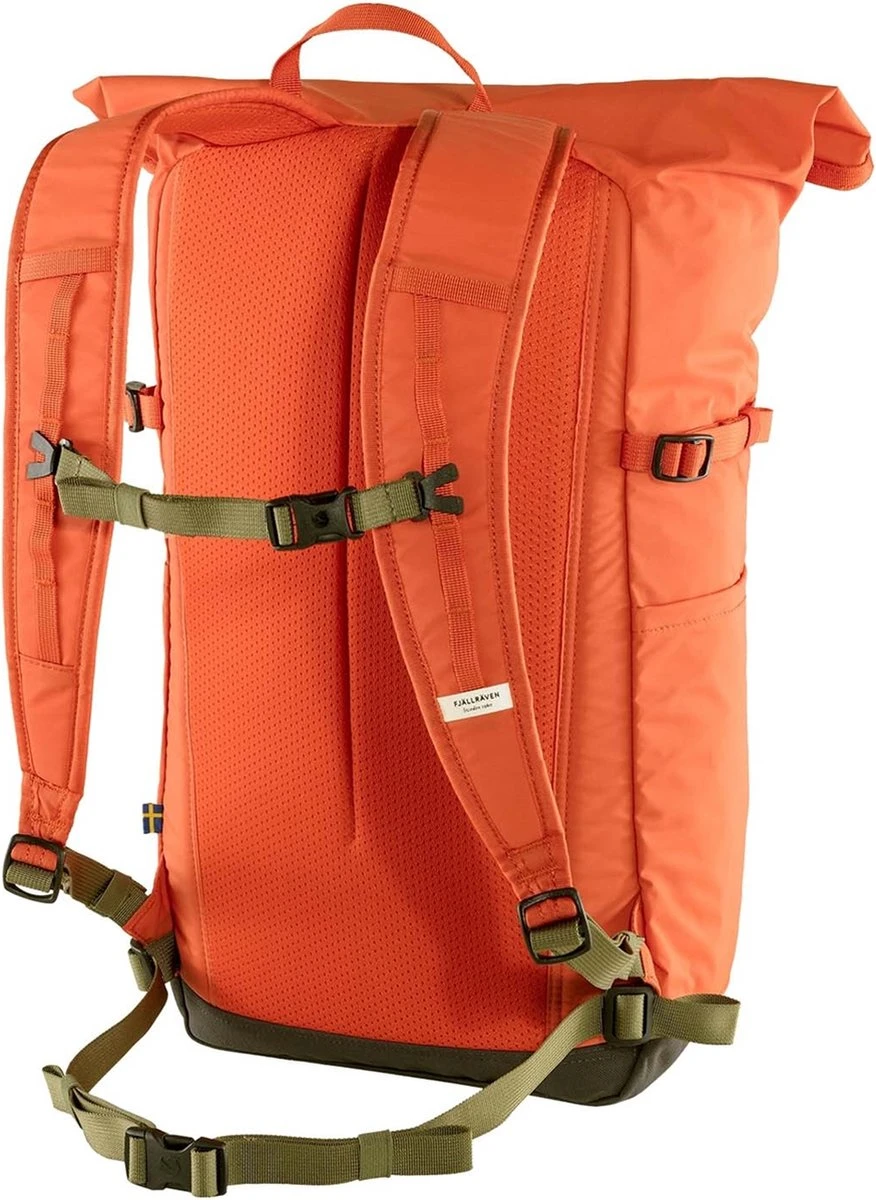 Fjallraven High Coast Foldsack 24 Rugzak 24 Liter - Rowan Red 4 Fjallraven High Coast Foldsack 24 Rugzak 24 Liter - Rowan Red - Afbeelding 2